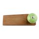 2 Pieces Green Black Crackle Wooden Door Stopper